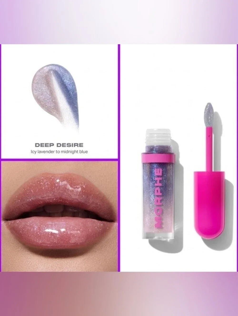 Morphe Lust Potion Bi-Phase Lip Oil in the shade Deep Desire.